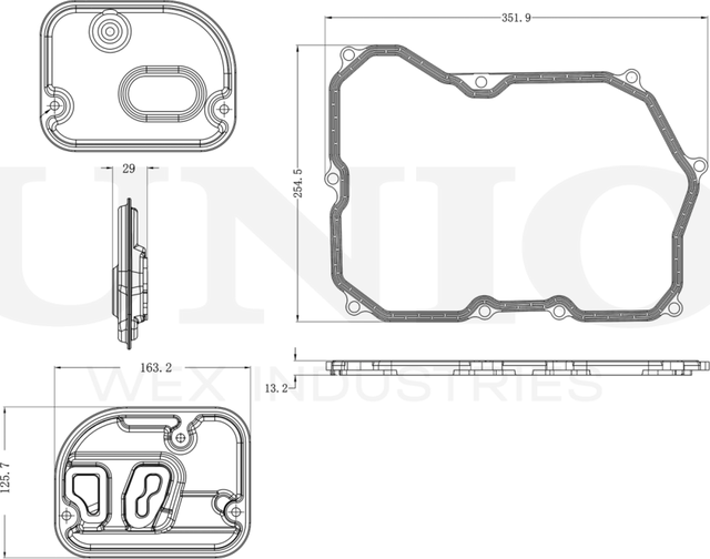 Фильтр АКПП (Unio). Артикул FLT-30014