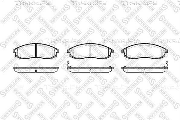 Тормозные колодки Stellox. Артикул 609 002-SX