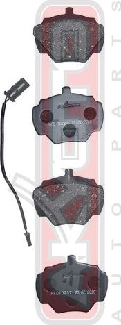 Тормозные колодки Akyoto Packing AKYOTO. Артикул AKD-0237