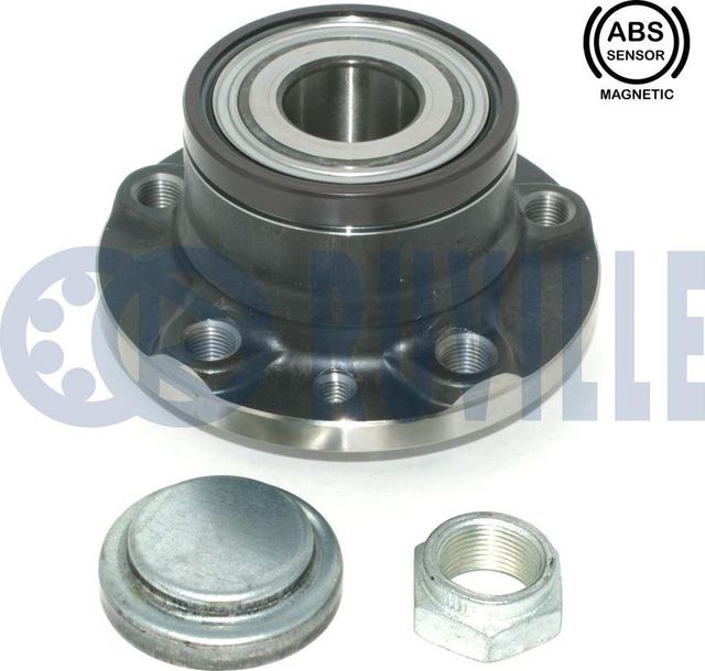 Ступица колеса с интегрированным подшипником (в сборе) Ruville задняя для Opel Combo D 2012-2017. Артикул 221561