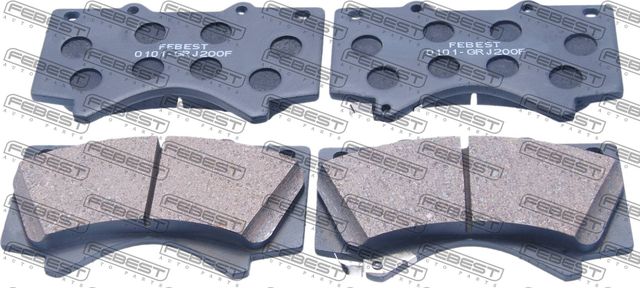 Тормозные колодки Febest. Артикул 0101-GRJ200F