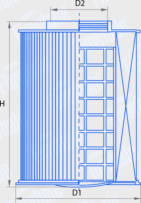 Воздушный фильтр Finwhale для Fiat Ducato III 2006-2026. Артикул AF948