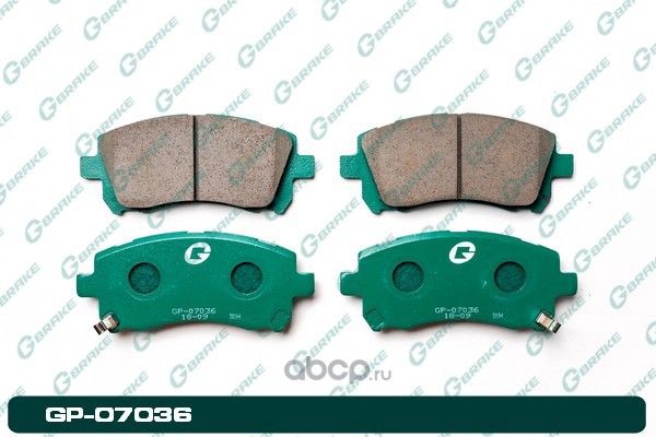 Колодки тормозные (G-Brake). Артикул GP07036