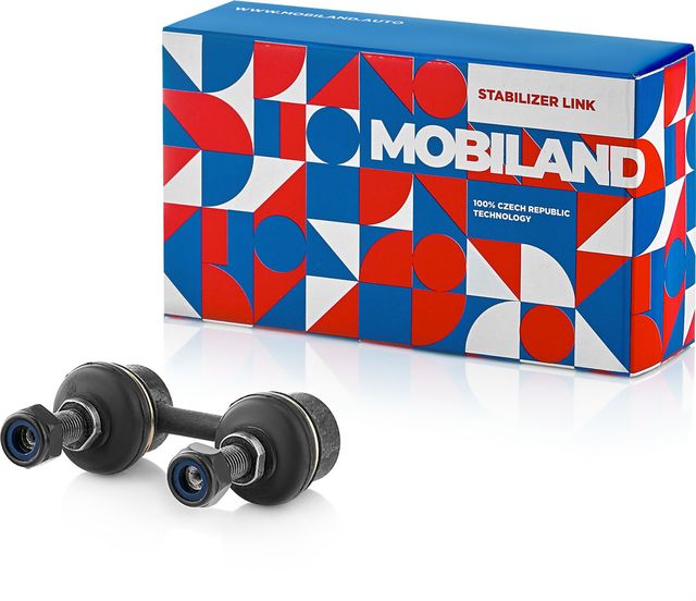 Стойка (тяга) стабилизатора Mobiland передняя для Mitsubishi Pajero Pinin 1999-2007. Артикул 127212170