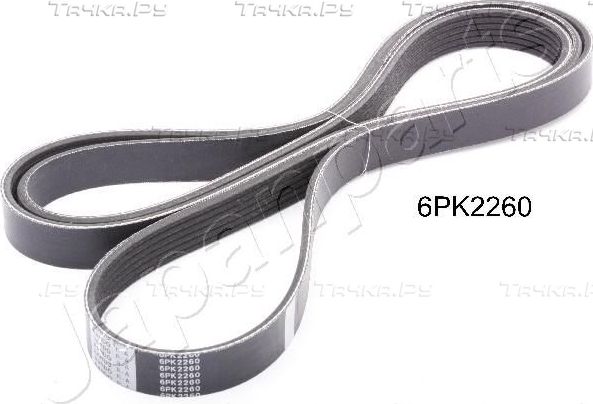 Приводной ремень поликлиновой Japanparts. Артикул DV-6PK2260