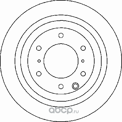 Тормозной диск Mitsubishi. Артикул 4615A037