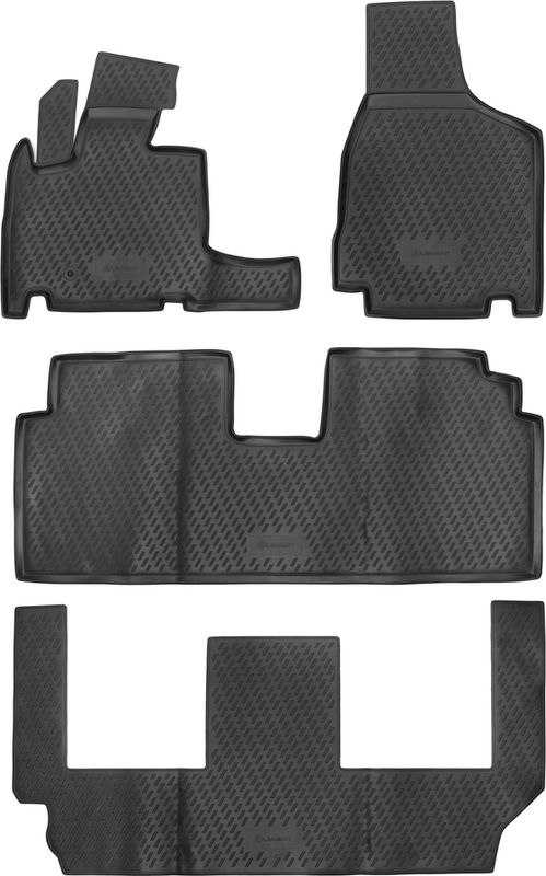 Коврики Element для салона Chrysler Grand Voyager RT 2008-2026 3 ряда. Артикул CARCHR00001