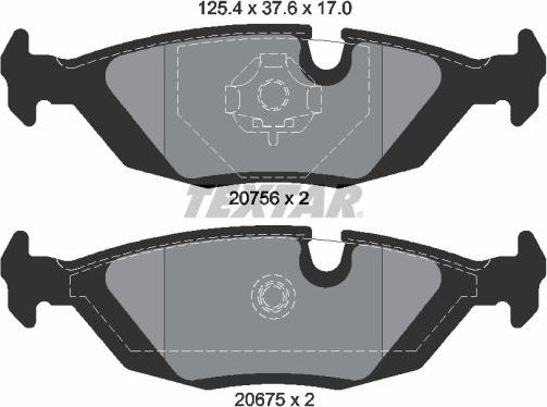 Тормозные колодки Textar Q+. Артикул 2067502