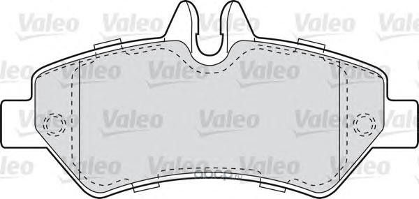 Колодки тормозные MB/VW SPRINTER/CRAFTER 06- задн. (Valeo). Артикул 541728