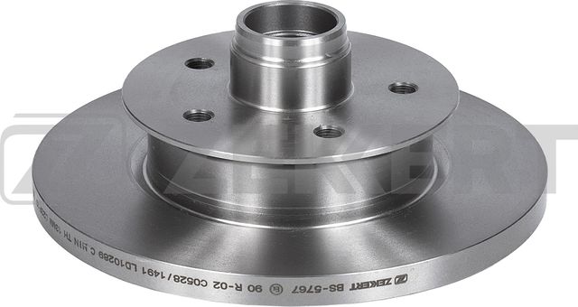 Тормозной диск Zekkert передний для Volkswagen Transporter T3 1984-1992. Артикул BS-5767