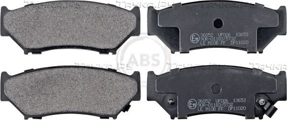 Тормозные колодки ABS передние для Suzuki Grand Vitara II 1998-2005. Артикул 36852