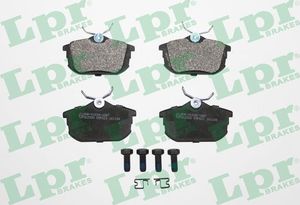 Тормозные колодки LPR задние для Mitsubishi Colt VI (Z20/Z30) 2004-2012. Артикул 05P621