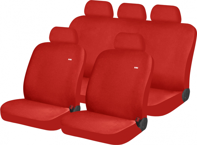 Чехлы универсальные Hadar Rosen Solid на сидения авто, цвет Красный. Артикул 10928