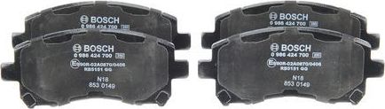Тормозные колодки Bosch. Артикул 0 986 424 700