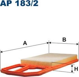 Воздушный фильтр Filtron. Артикул AP 180/5
