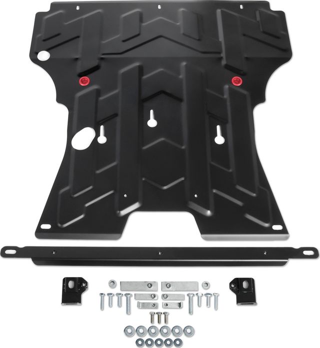 Защита АвтоБРОНЯ для картера и КПП Audi A5 8T 2007-2016. Артикул 111.00324.1