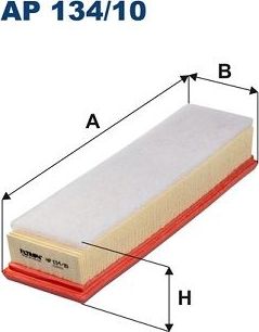 Воздушный фильтр Filtron для Renault Logan I 2011-2015. Артикул AP 134/10