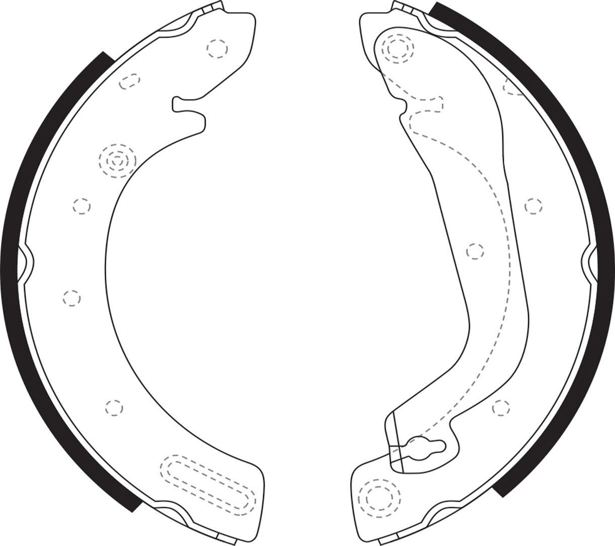 Тормозные колодки NiBK. Артикул FN1225