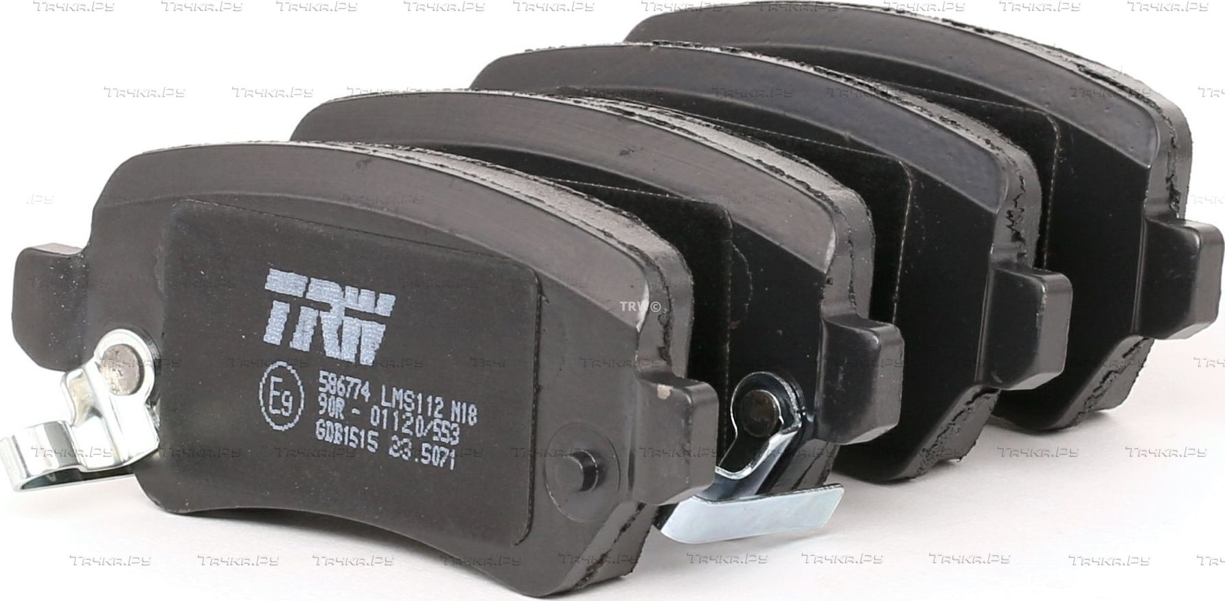 Тормозные колодки TRW COTEC задние для Opel Meriva A 2003-2010. Артикул GDB1515