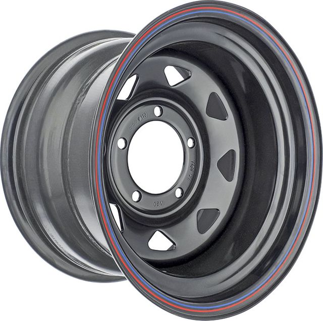 Колёсный диск OFF-ROAD Wheels усиленный стальной черный 5x139,7 9xR15 d110 ET-30 для УАЗ Hunter 2003-2026 (треугольник мелкий). Артикул 1590-53910BL-30A17X
