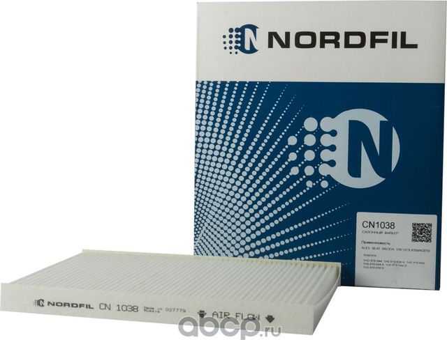 Фильтр салона угольный Audi A3  TT  Seat Cordoba I  II  Ibiza II  III  Leon I  Toledo II  Skoda Octa (Nordfil). Артикул cn1038k