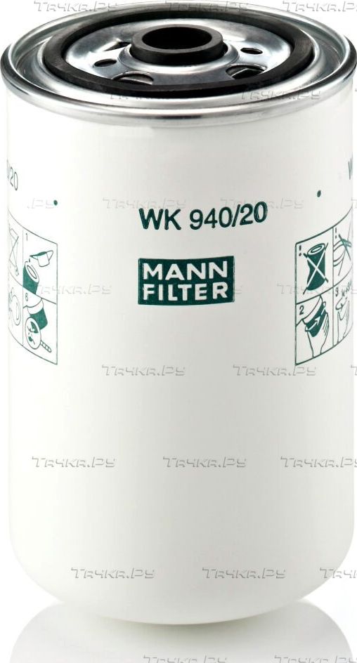 Топливный фильтр Mann-Filter для Renault Kerax 2001-2026. Артикул WK 940/20