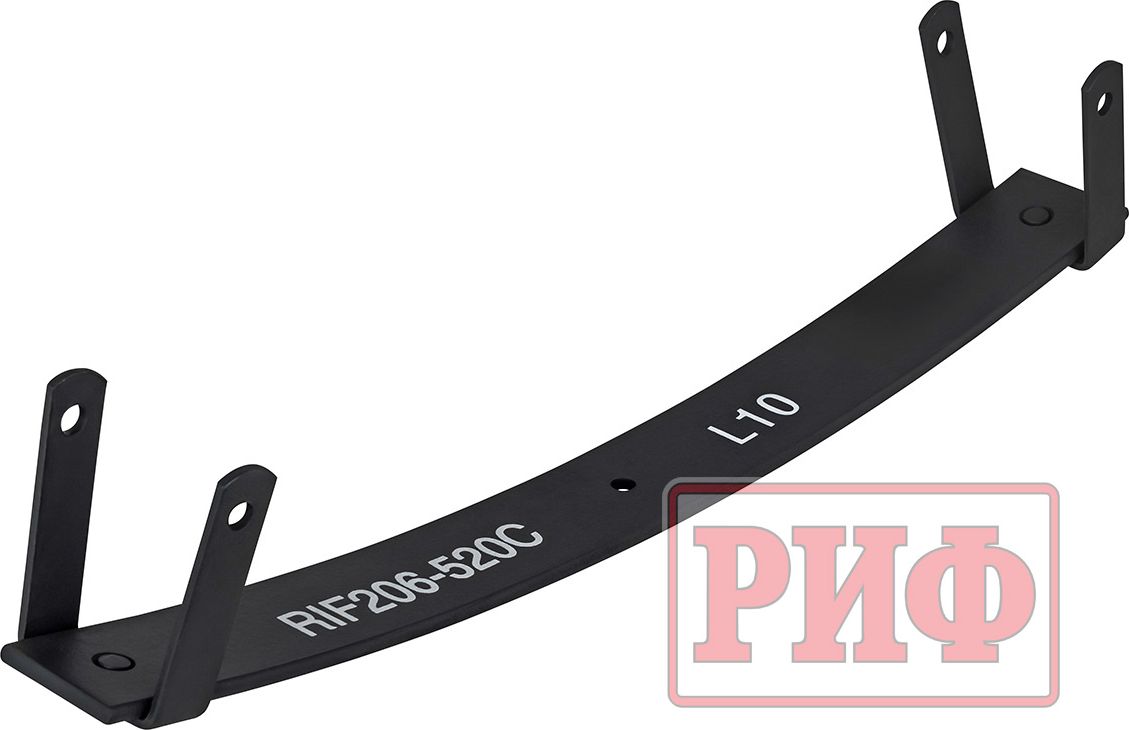 Лист 10 рессоры RIF206-525C РИФ для УАЗ Буханка 3741, 3909, 2206, 3962 1990-2026. Артикул RIF206-520C-L10