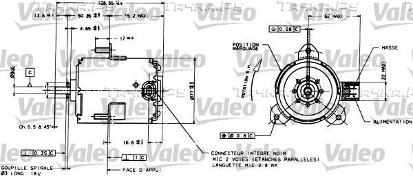 Вентилятор охлаждения двигателя Valeo для Renault Espace III 1996-2000. Артикул 698085