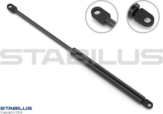 Амортизатор (упор) багажника Stabilus Lift-O-Mat® левый для BMW 3 II (E30) 1983-1989. Артикул 1503BT