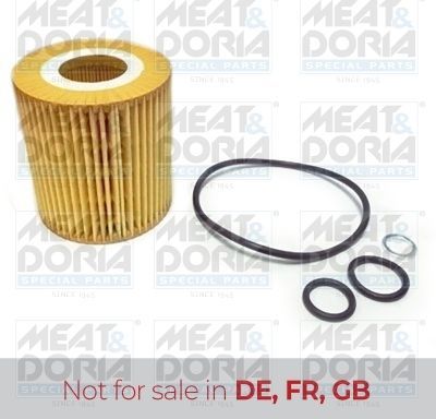 Масляный фильтр Meat & Doria для BMW 1 I (E81/E82/E87/E88) 2004-2012. Артикул 14086