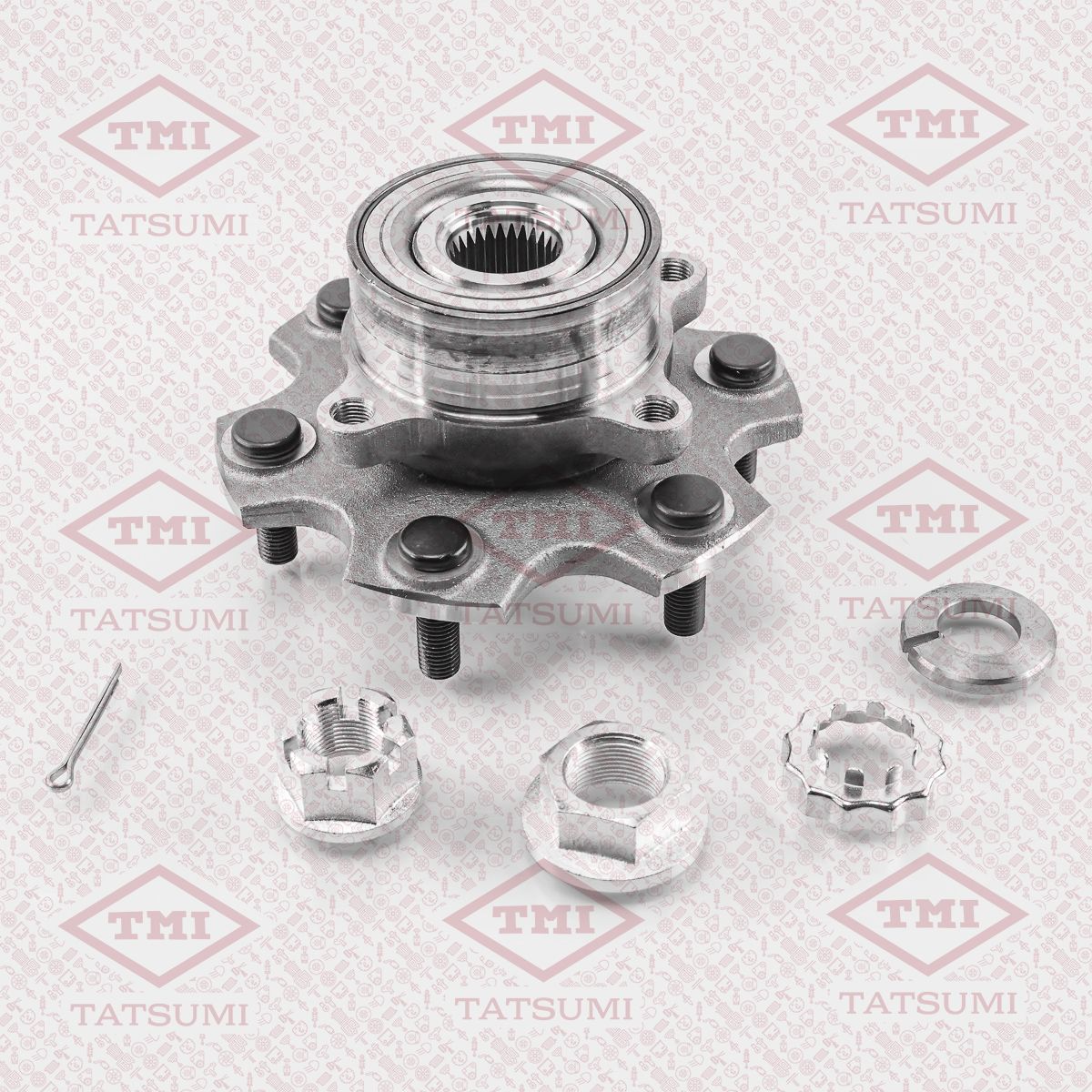 Ступица с подшипником MITSUBISHI PAJERO -06 перед. (Tatsumi) Tatsumi. Артикул TDE1055