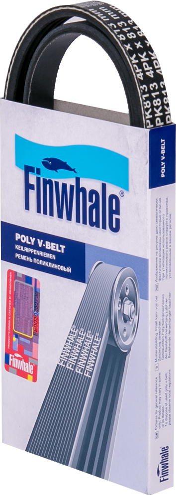 Приводной ремень поликлиновой Finwhale. Артикул BP4PK813