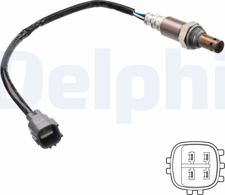 Лямбда-зонд (кислородный датчик) Delphi. Артикул ES21346-12B1