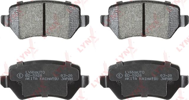 Тормозные колодки LYNXauto. Артикул BD-5928