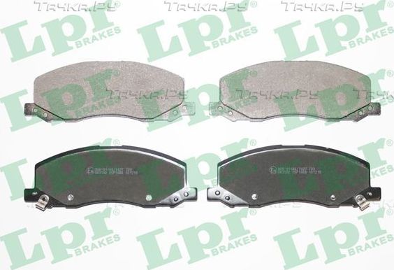 Тормозные колодки LPR передние для Opel Insignia I 2008-2017. Артикул 05P1468