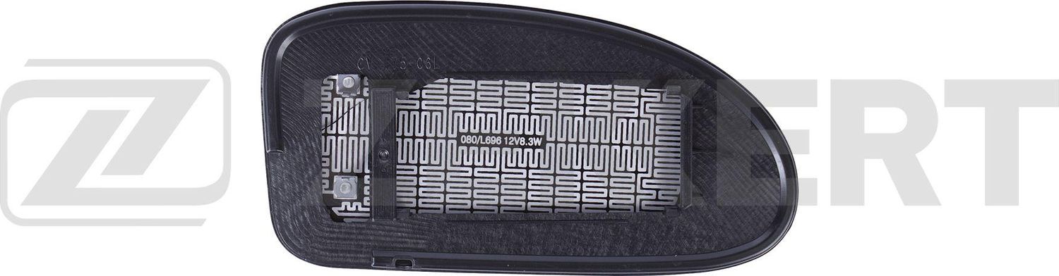 Зеркальное стекло бокового зеркала Zekkert. Артикул SP-1072