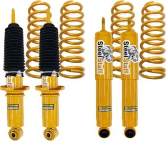 Лифт-комплект SteelStaff (Foam Cell) для Toyota Land Cruiser Prado 90/95 1996-2002, лифт 45 мм. Артикул SS-LC90FC