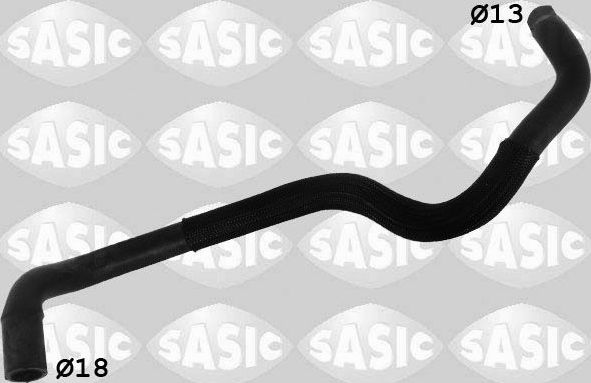 Патрубок радиатора (системы охлаждения) Sasic для Renault Laguna III 2007-2015. Артикул 3404131