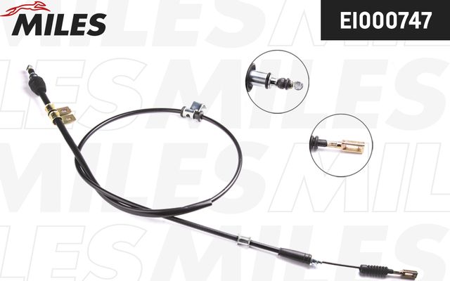 Трос ручника (тросик ручного тормоза) Miles задний правый для Hyundai Santa Fe II 2006-2013. Артикул EI000747