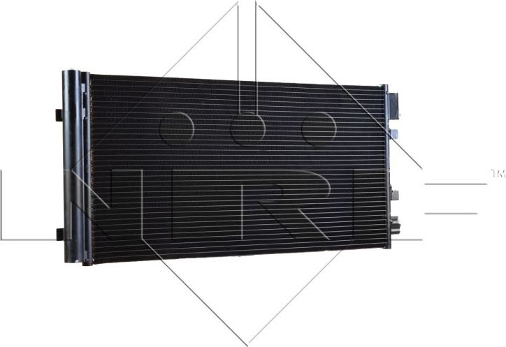 Радиатор кондиционера (конденсатор) NRF (алюминий). Артикул 35938