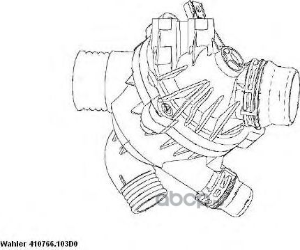 W410766.103D0_термостат!/ BMW E88/E82/E92 08 (Wahler) Wahler. Артикул 410766103D0