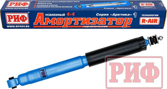 Амортизатор РИФ Арктика (R-AIR) задний штатный для Mitsubishi Pajero IV 2006-2015. Лифт 0-40 мм. Артикул PLT248