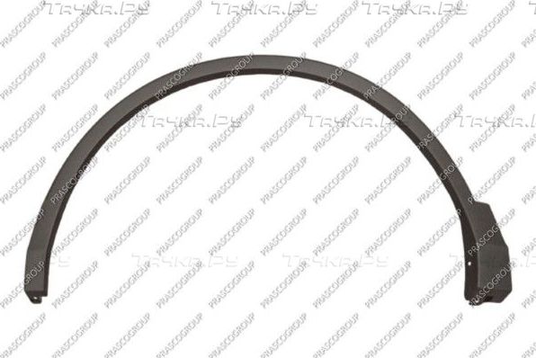 Подкрылок Prasco передний левый для Volkswagen Tiguan II 2016-2026. Артикул VG8101582