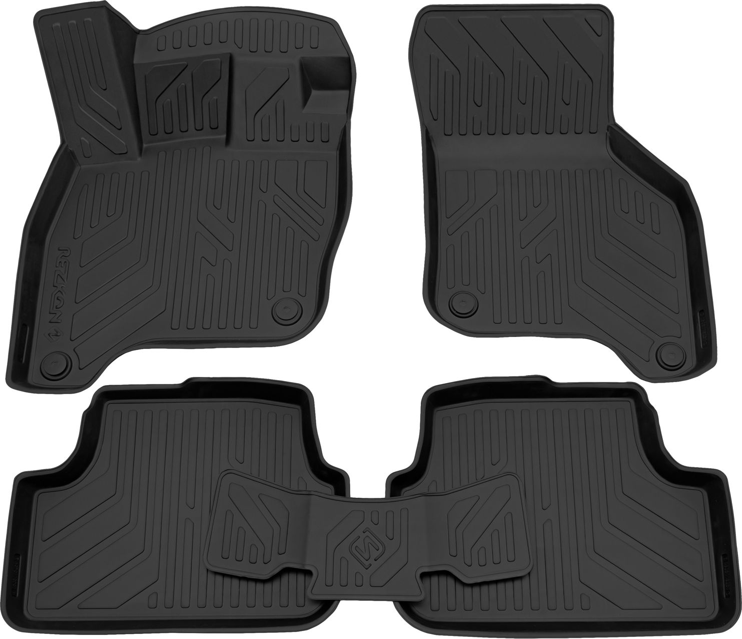 Коврики полиуретановые Rezkon для салона Volkswagen E-Golf 2014-2026. Артикул 0535005250