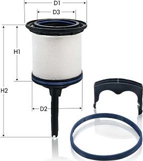 Топливный фильтр  Tecneco Filters. Артикул GS2107E