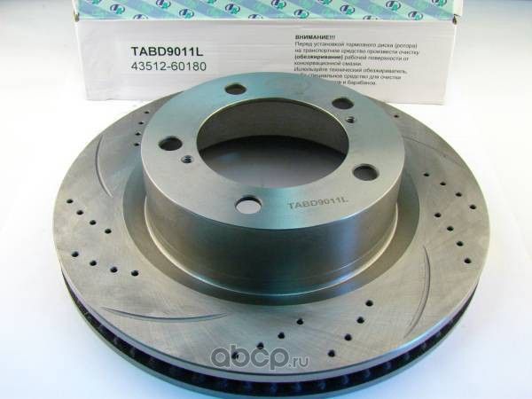 ТОРМОЗНОЙ ДИСК 9011 (7671 6239 1268 0996610 (340*32*112*83*5)) (Trustauto). Артикул TABD9011L