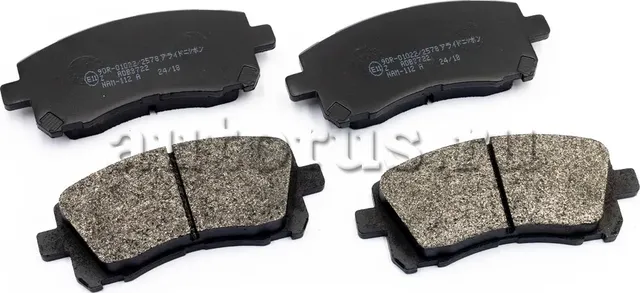 Колодки тормозные дисковые | перед | (Allied Nippon). Артикул ADB3722