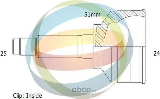 Комплект ШРУСа (ODM). Артикул 12351499