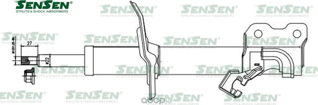 АМОРТ. ПЕРЕД. ЛЕВ. ГАЗ NISSAN JUKE (Sensen). Артикул 42141763