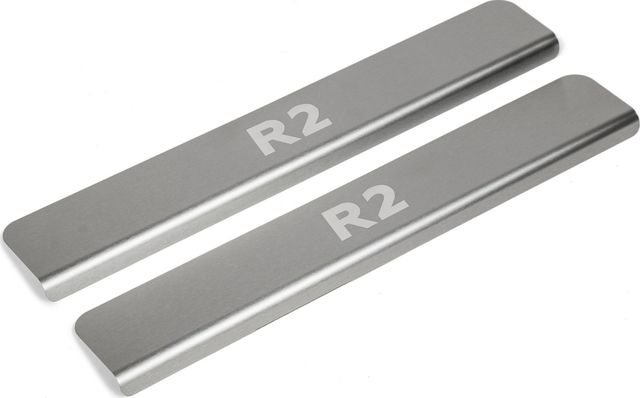 Накладки Rival на пороги (с надписью) для Ravon R2 2016-2026. Артикул NP.1301.1